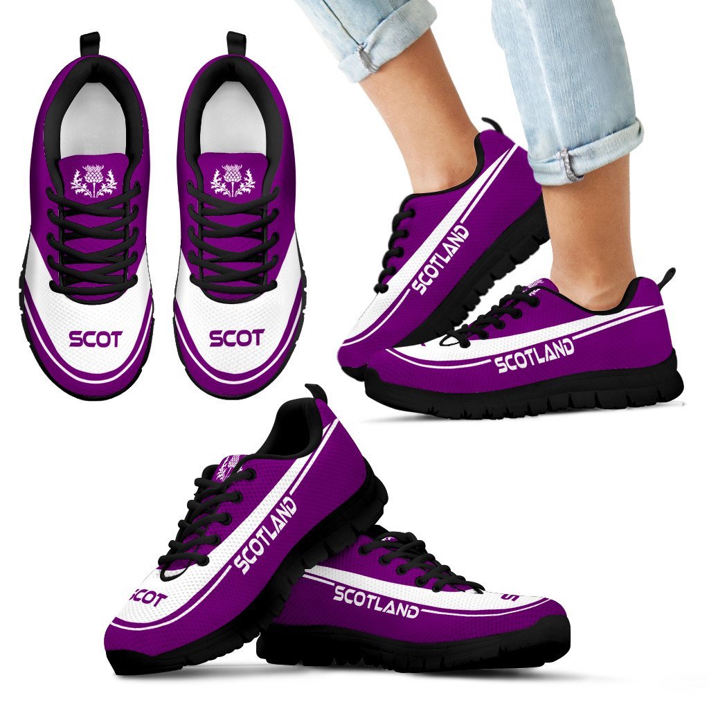 Scotland Sneakers - Purple Style - - Vibe Hoodie Shop