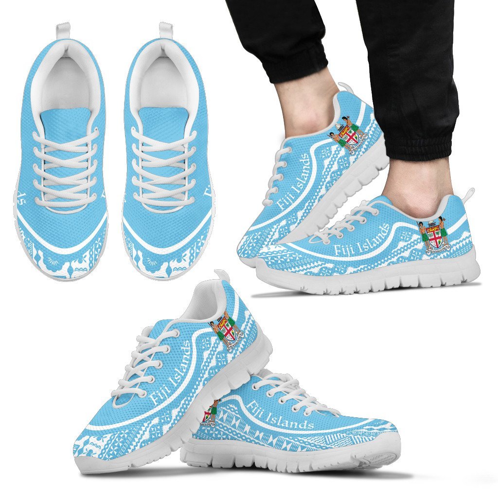 Fiji Islands Wave Sneakers White Color - Vibe Hoodie Shop