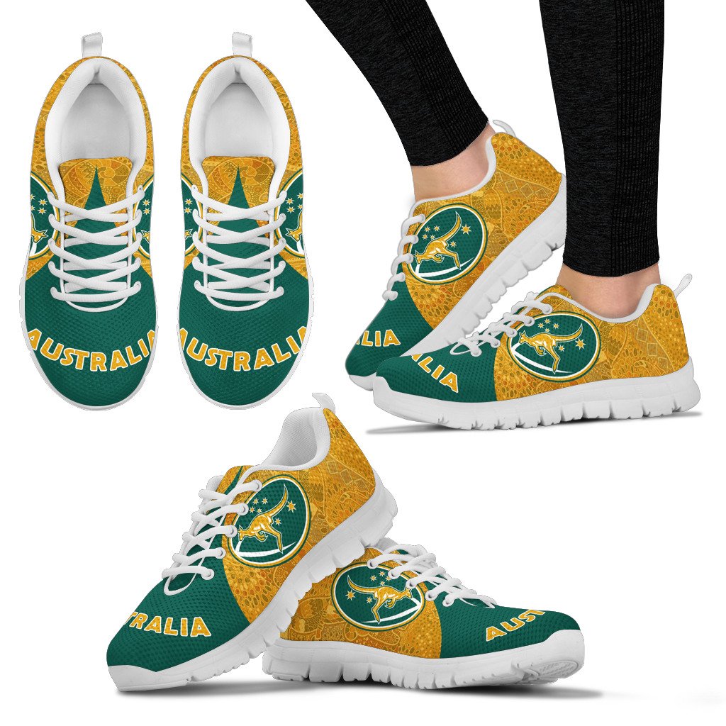 Sneakers - Australia Rugby Shoes Ball Sport Kangaroo - Unisex - Vibe Hoodie Shop