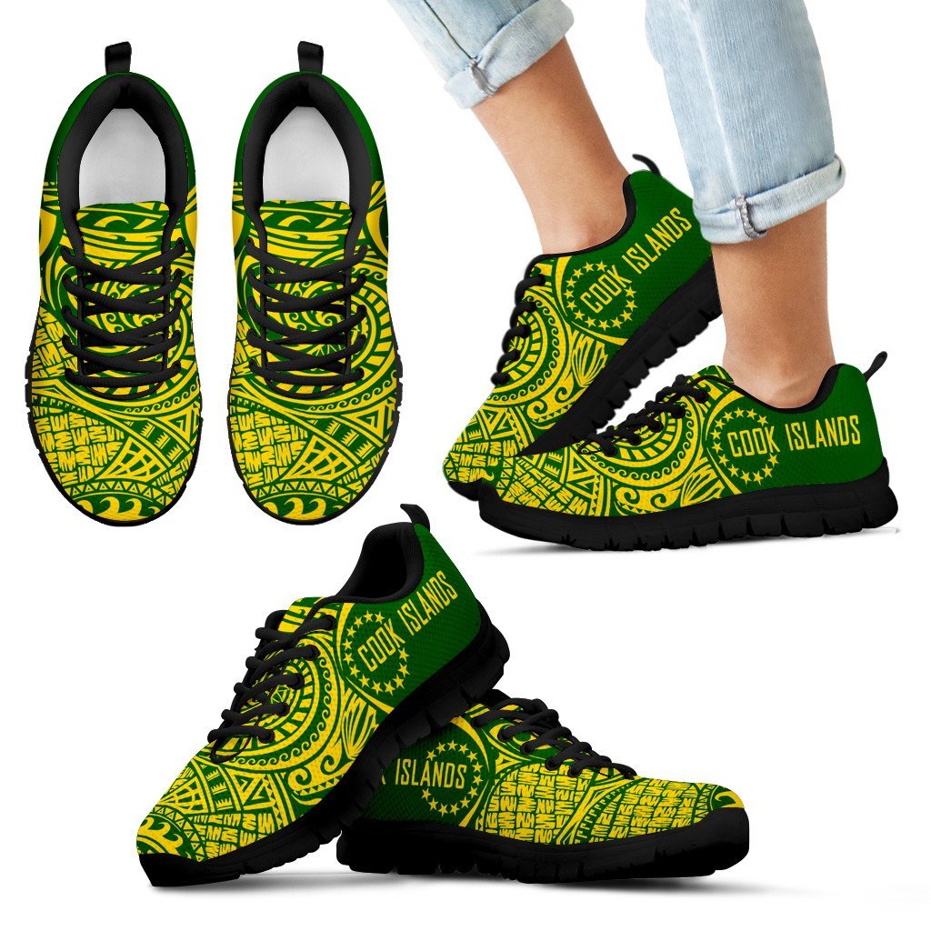 Cook Islands Polynesian Sneakers - Circle Style 07 - Vibe Hoodie Shop