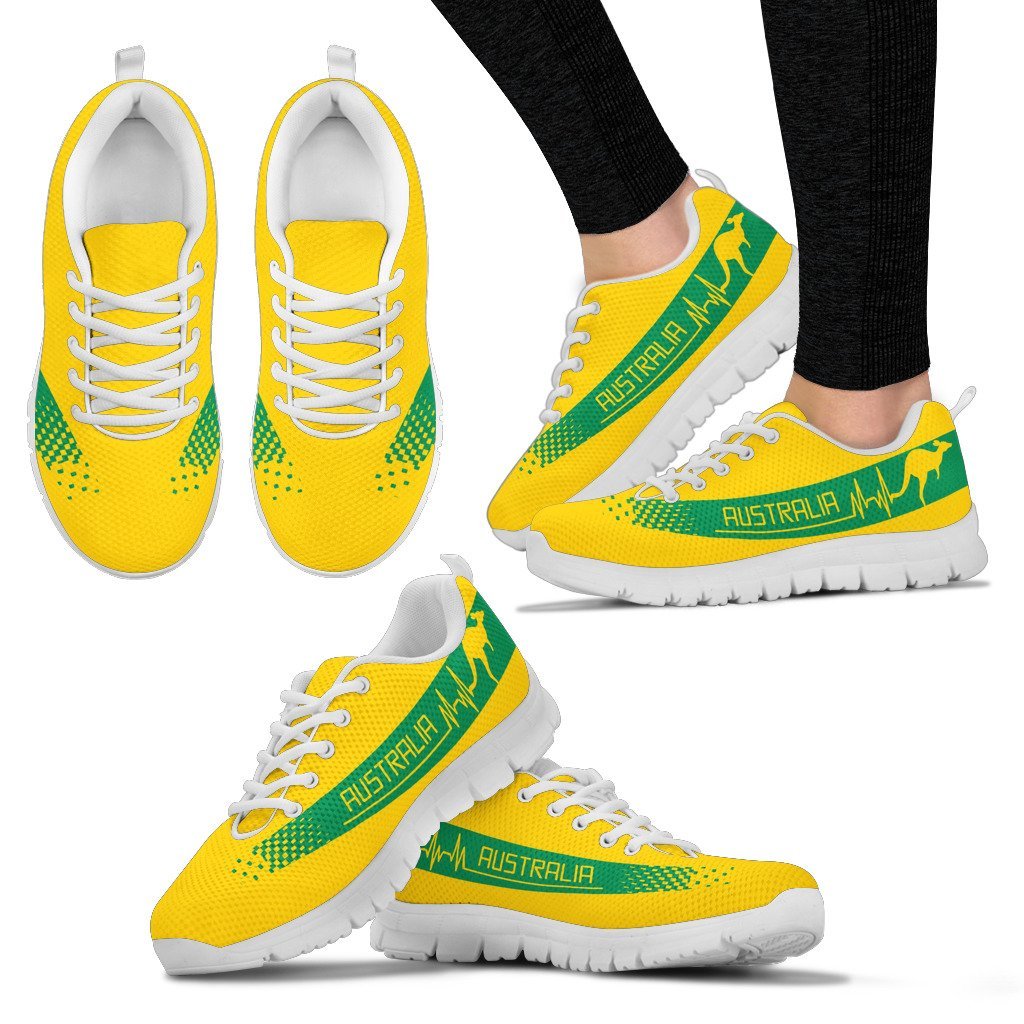 Sneakers - Kangaroo Shoes Heartbeat Australia Color - Vibe Hoodie Shop