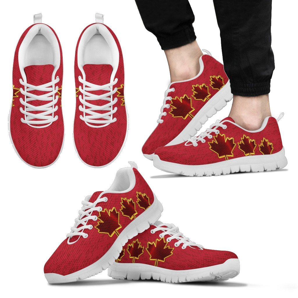 Canada Maple Leaf Sneakers - Vibe Hoodie Shop