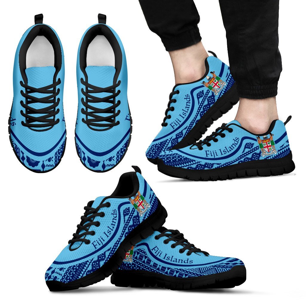 Fiji Islands Wave Sneakers Blue Color - Vibe Hoodie Shop