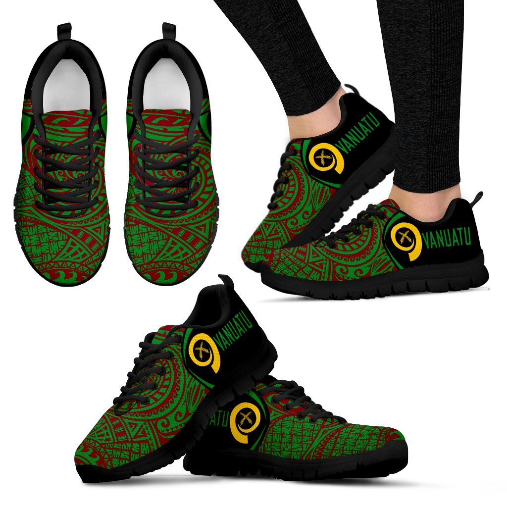 Vanuatu Polynesian Sneakers - Circle Style 07 - Vibe Hoodie Shop