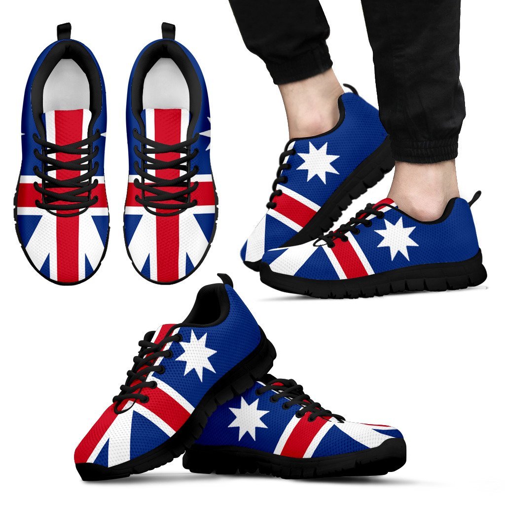 Sneakers - Aus Flag Shoes Aussie Star - Unisex - Vibe Hoodie Shop