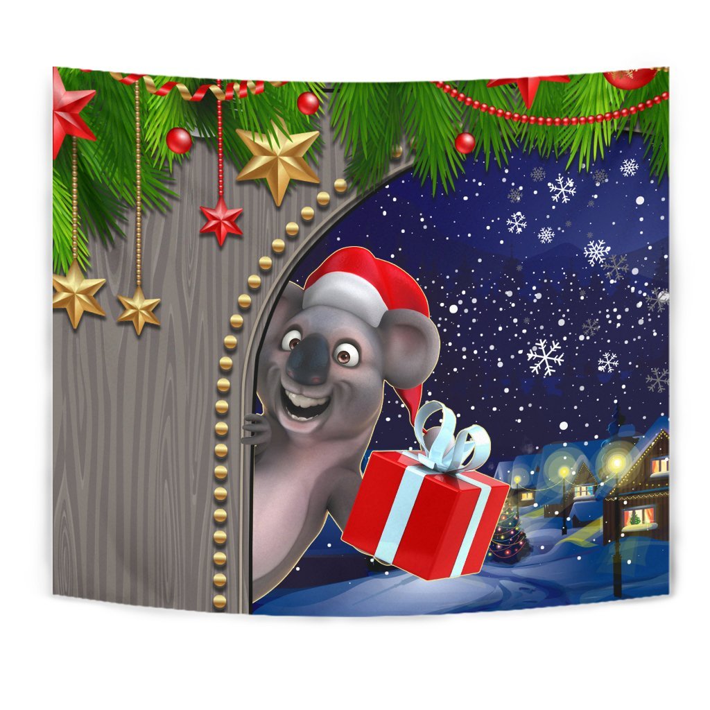 Christmas Christmas Tapestry - Funny Koala Christmas - - Vibe Hoodie Shop