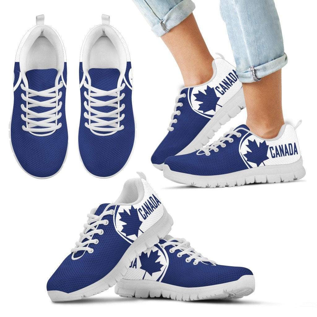 Canada Maple Leaf Sneakers - Circle Style - 02 - Vibe Hoodie Shop