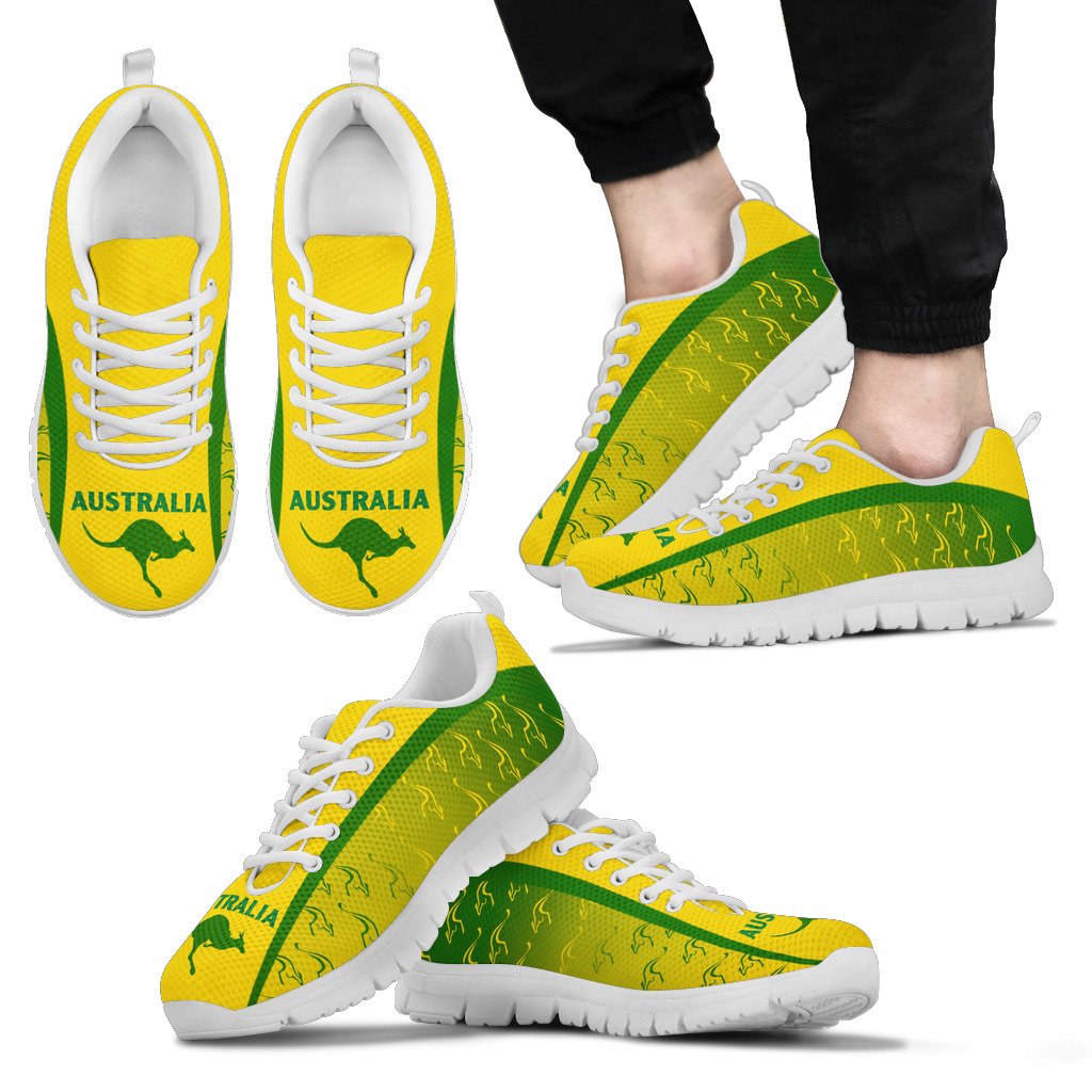 Australia Sneakers - Kangaroo Shoes National Color - Unisex - Vibe Hoodie Shop