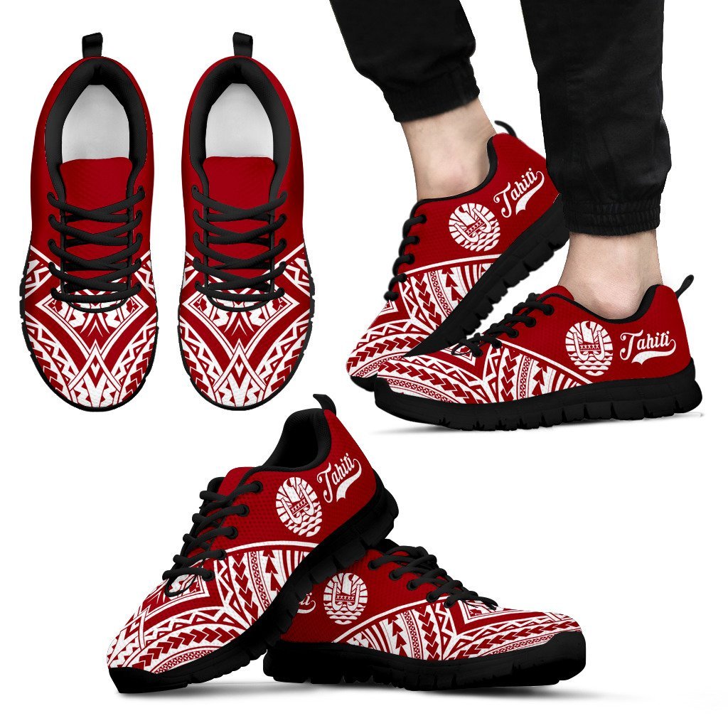 Tahiti Rising Sneakers (Red) - Vibe Hoodie Shop