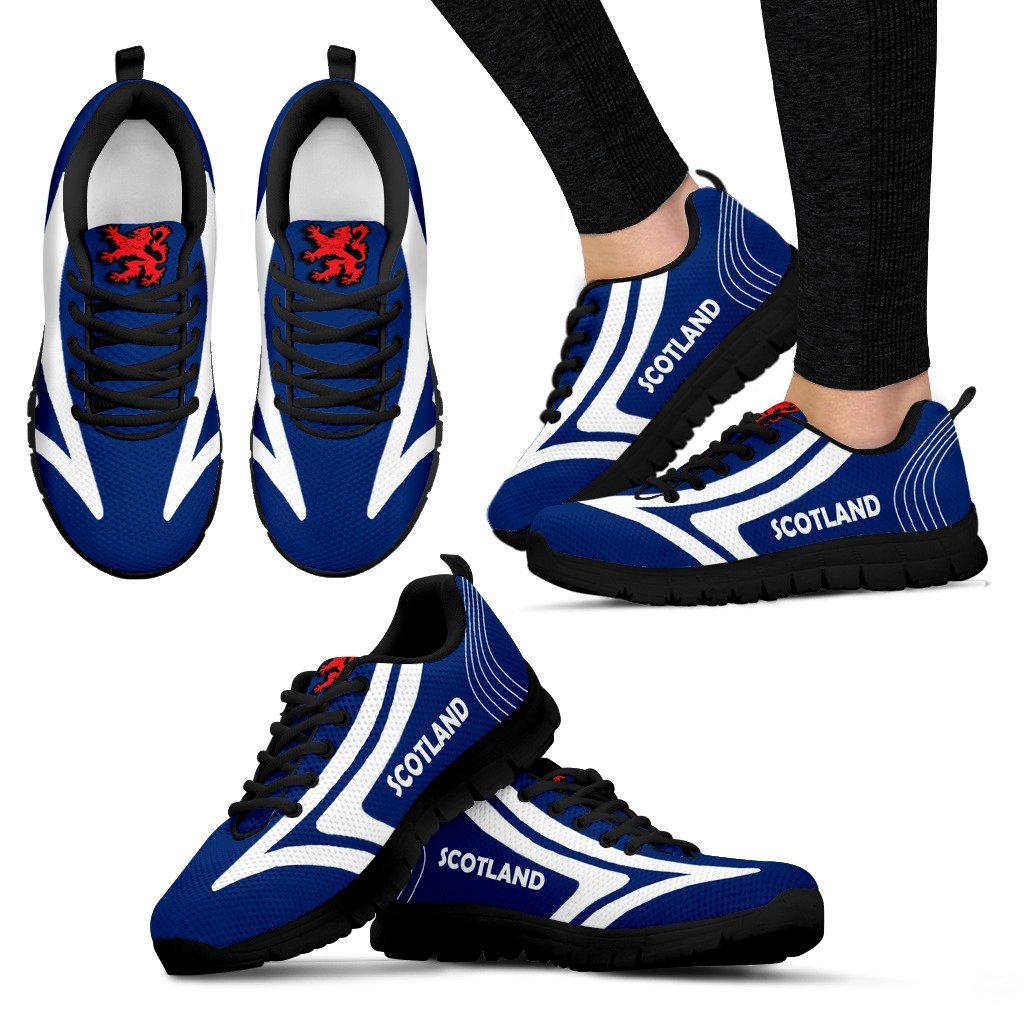 Scotland Shoes - Scotland Lion Sneakers Ace Blue Version - Vibe Hoodie Shop