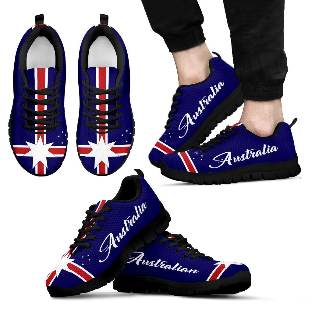 Sneakers - Aus Flag Shoes Australia Ver01 - Unisex - Vibe Hoodie Shop