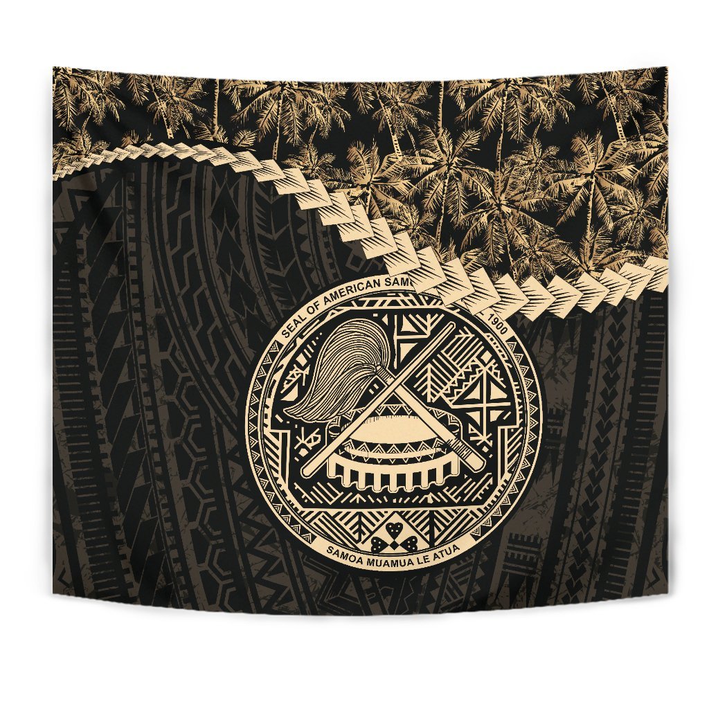 American Samoa Tapestry Coconut Golden - Vibe Hoodie Shop