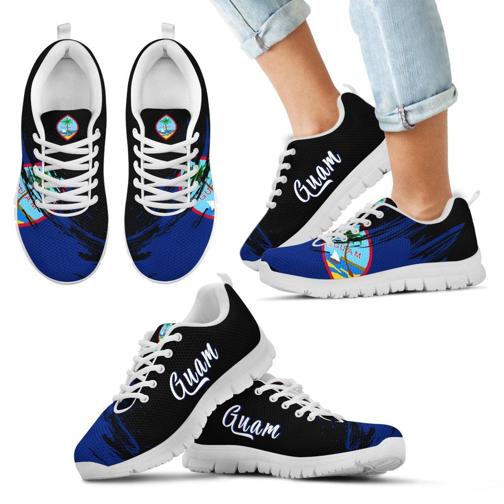 Guam Flag Sneakers - Art Style - Vibe Hoodie Shop