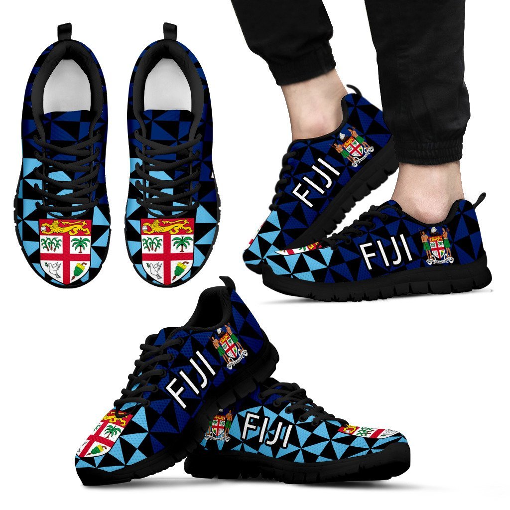 Fiji Polynesian Sneakers Coat Of Arms - Vibe Hoodie Shop