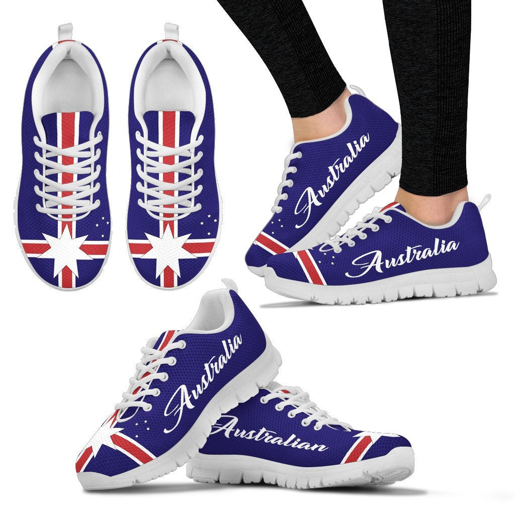 Sneakers - Aus Flag Shoes Australia Ver01 - Unisex - Vibe Hoodie Shop