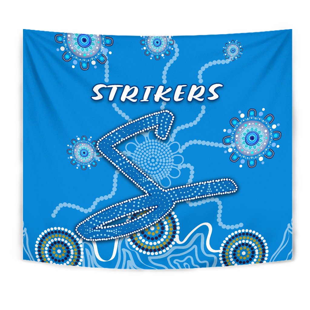 Adelaide Strikers Tapestry Indigenous Blue Energy - Vibe Hoodie Shop