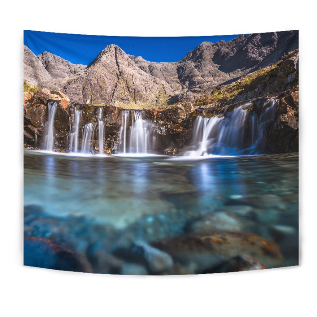 Scotland Fairy Pools Tapestry - Vibe Hoodie Shop