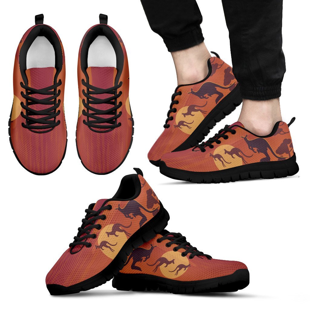 Sneakers - Kangaroo Shoes Sunset - Unisex - Vibe Hoodie Shop