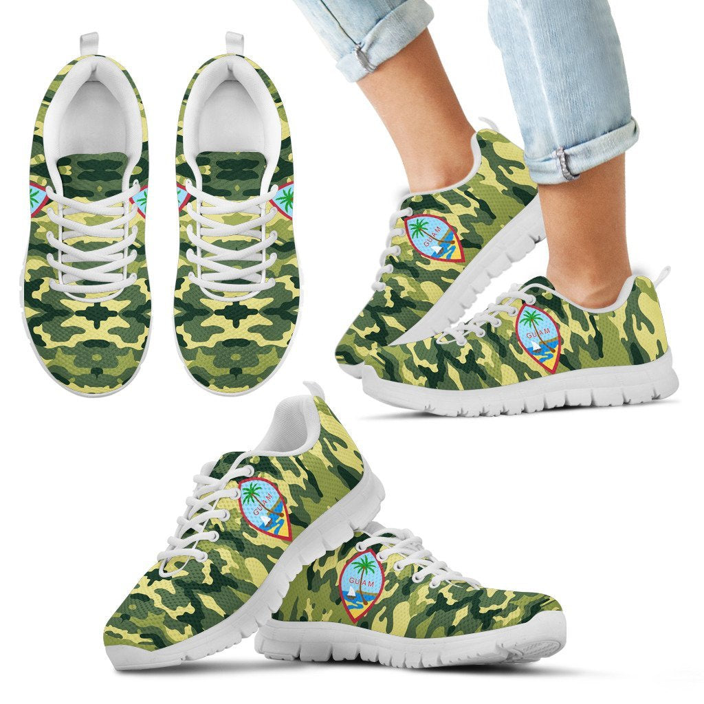 Guam Seal Camouflage Men's/Women's/Kid's Sneakers (Shoes) - Vibe Hoodie Shop