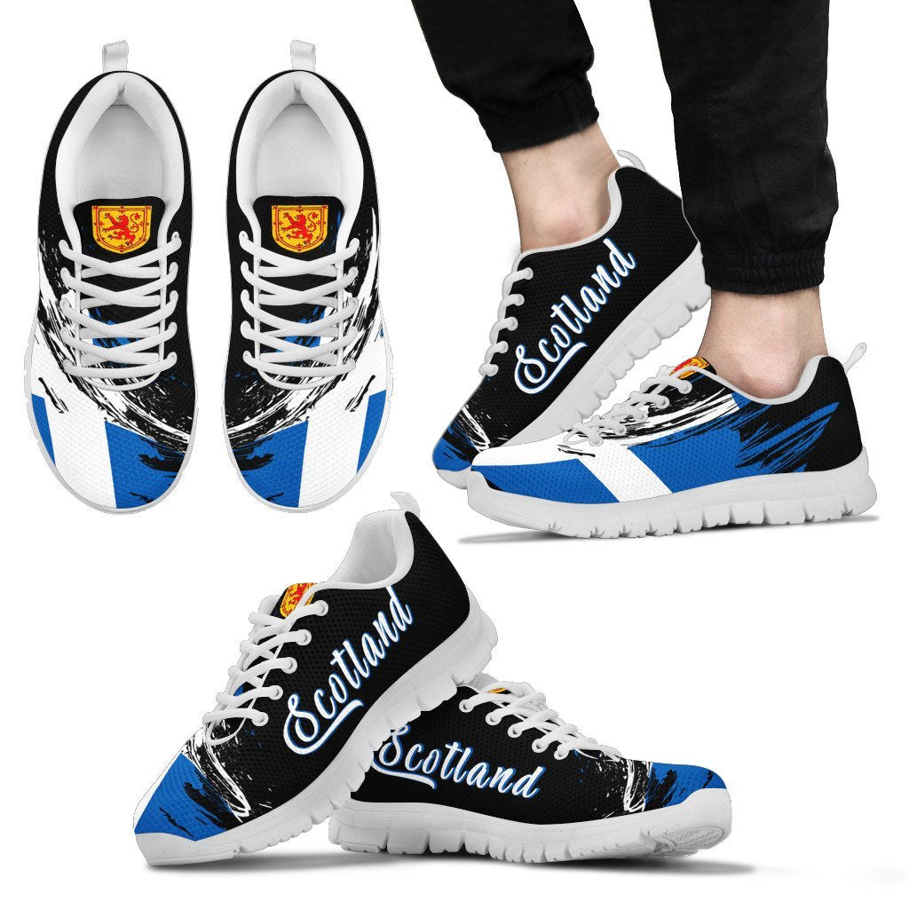 Scotland Flag Sneakers - Art Style - Vibe Hoodie Shop