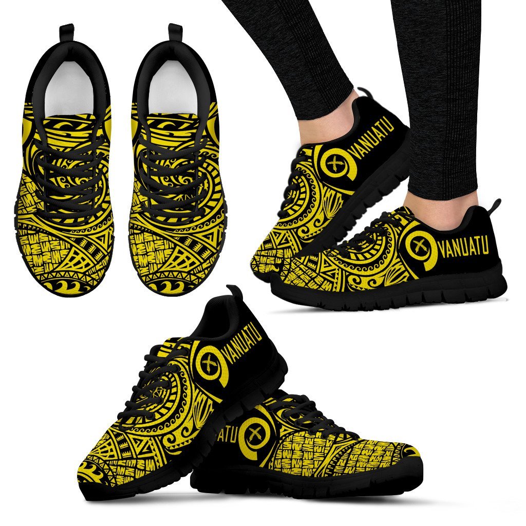 Vanuatu Polynesian Sneakers - Circle Style 06 - Vibe Hoodie Shop