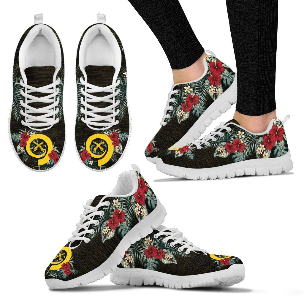 Vanuatu Hibiscus Sneakers - Vibe Hoodie Shop