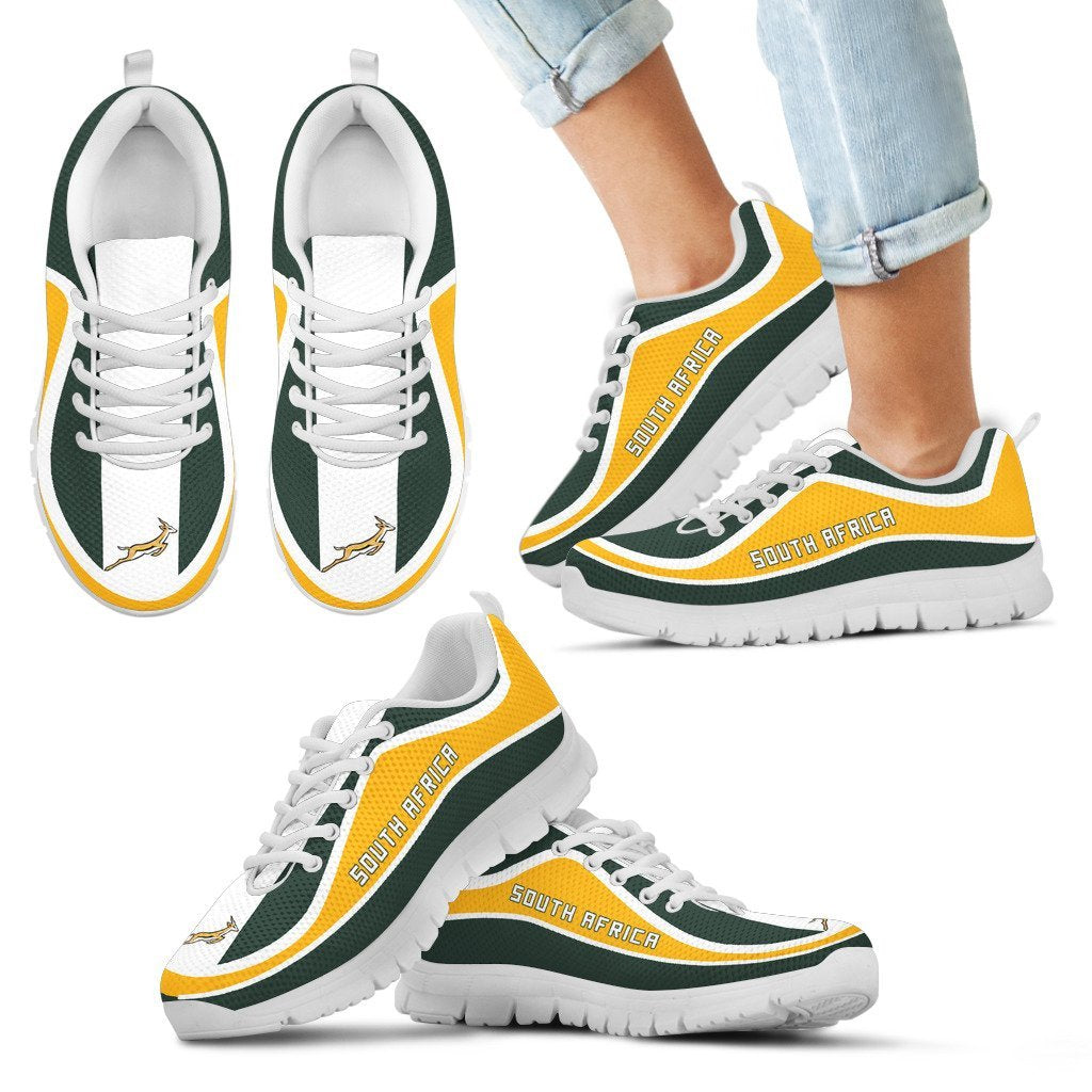 South Africa Flag Sneakers Sport - Vibe Hoodie Shop