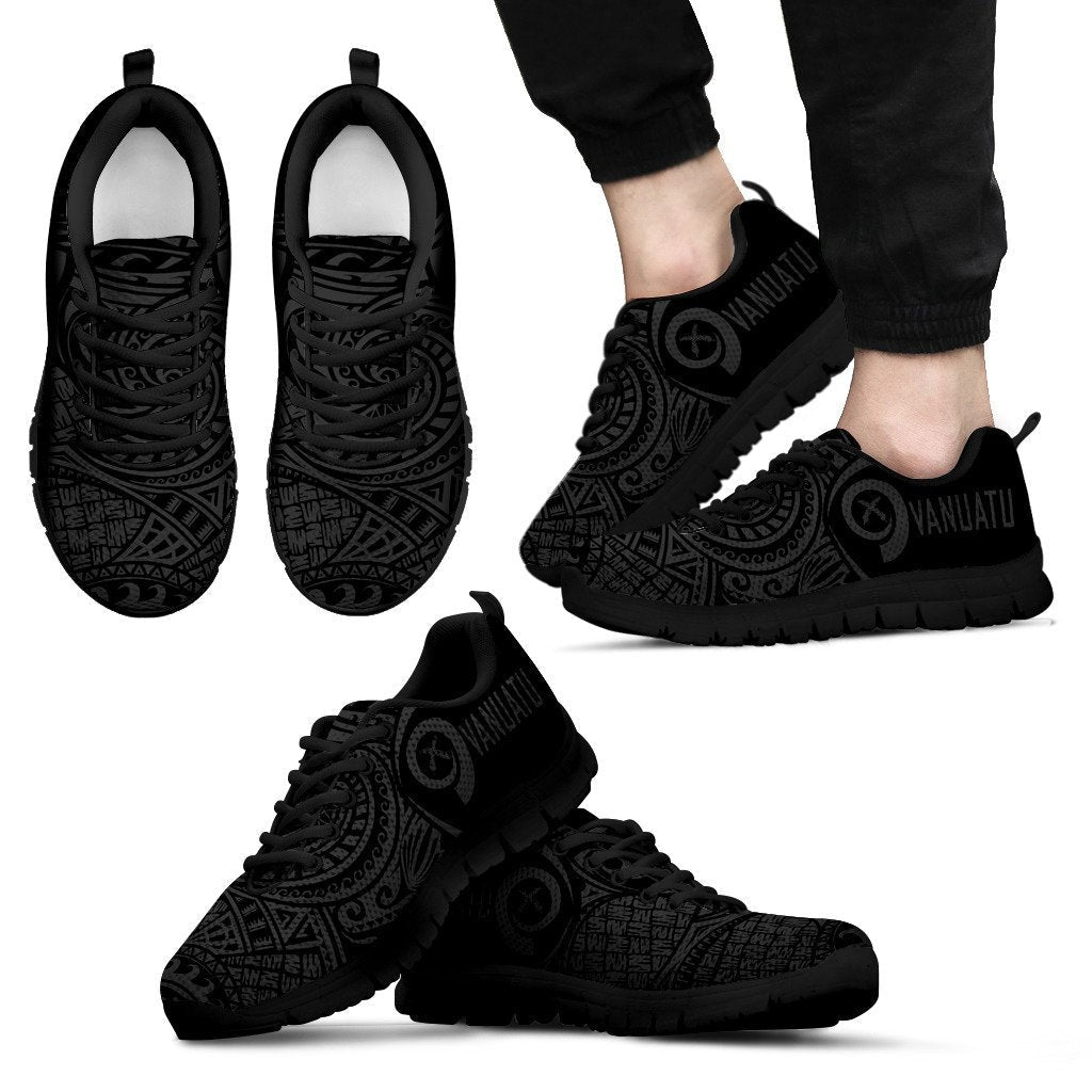 Vanuatu Polynesian Sneakers - Circle Style 05 - Vibe Hoodie Shop