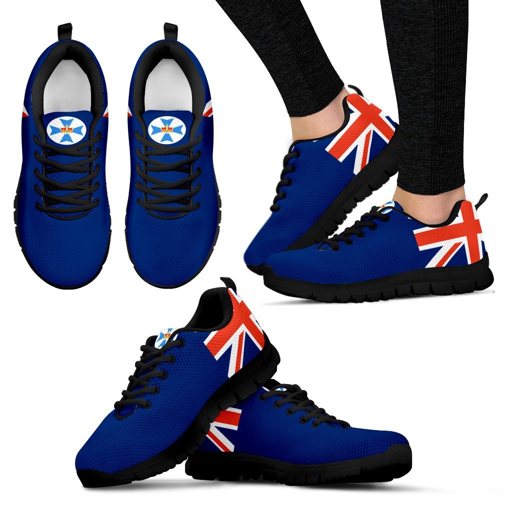 Sneakers - Aus Flag Shoes Queensland - Unisex - Vibe Hoodie Shop