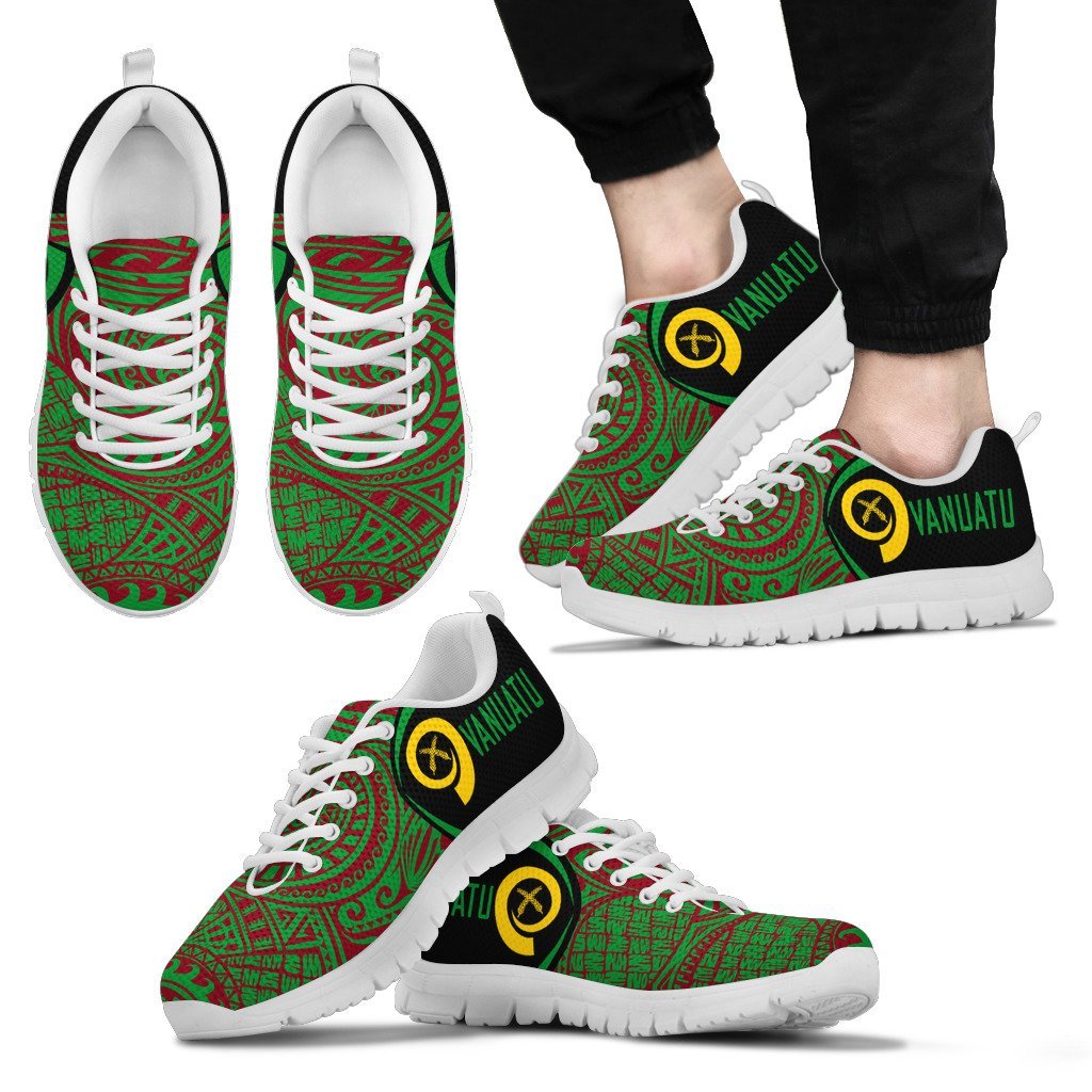 Vanuatu Polynesian Sneakers - Circle Style 07 - Vibe Hoodie Shop