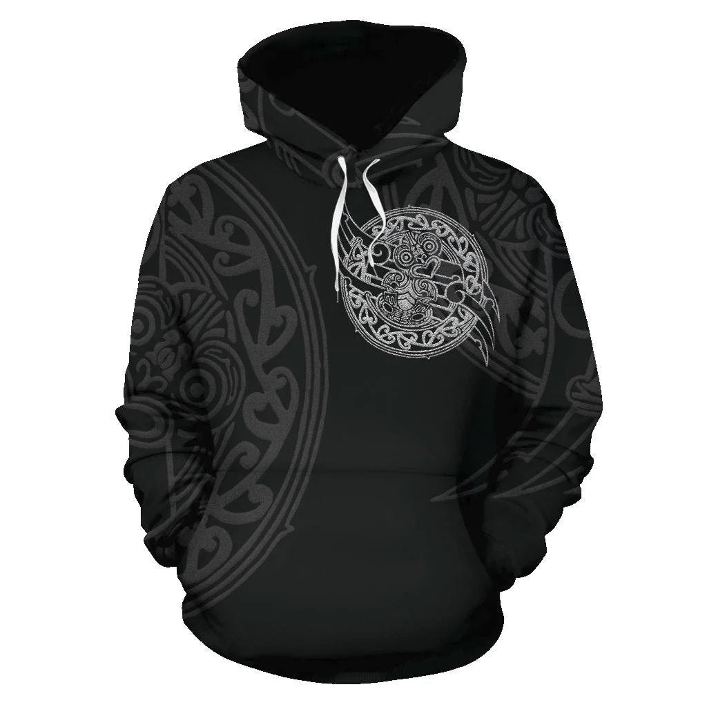 New Zealand Maori Tiki All Over Print Hoodie - Vibe Hoodie Shop