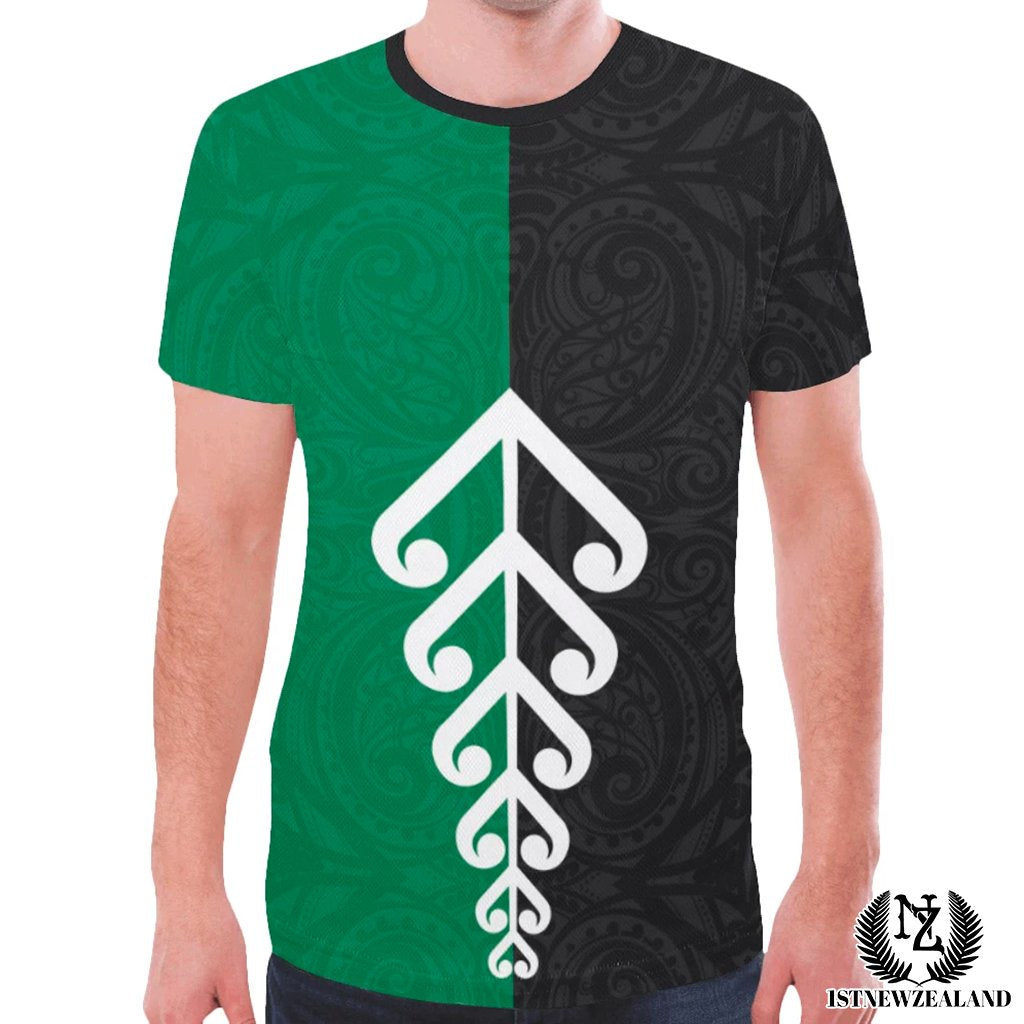 New Zealand Silver Fern Style T shirts - Vibe Hoodie Shop