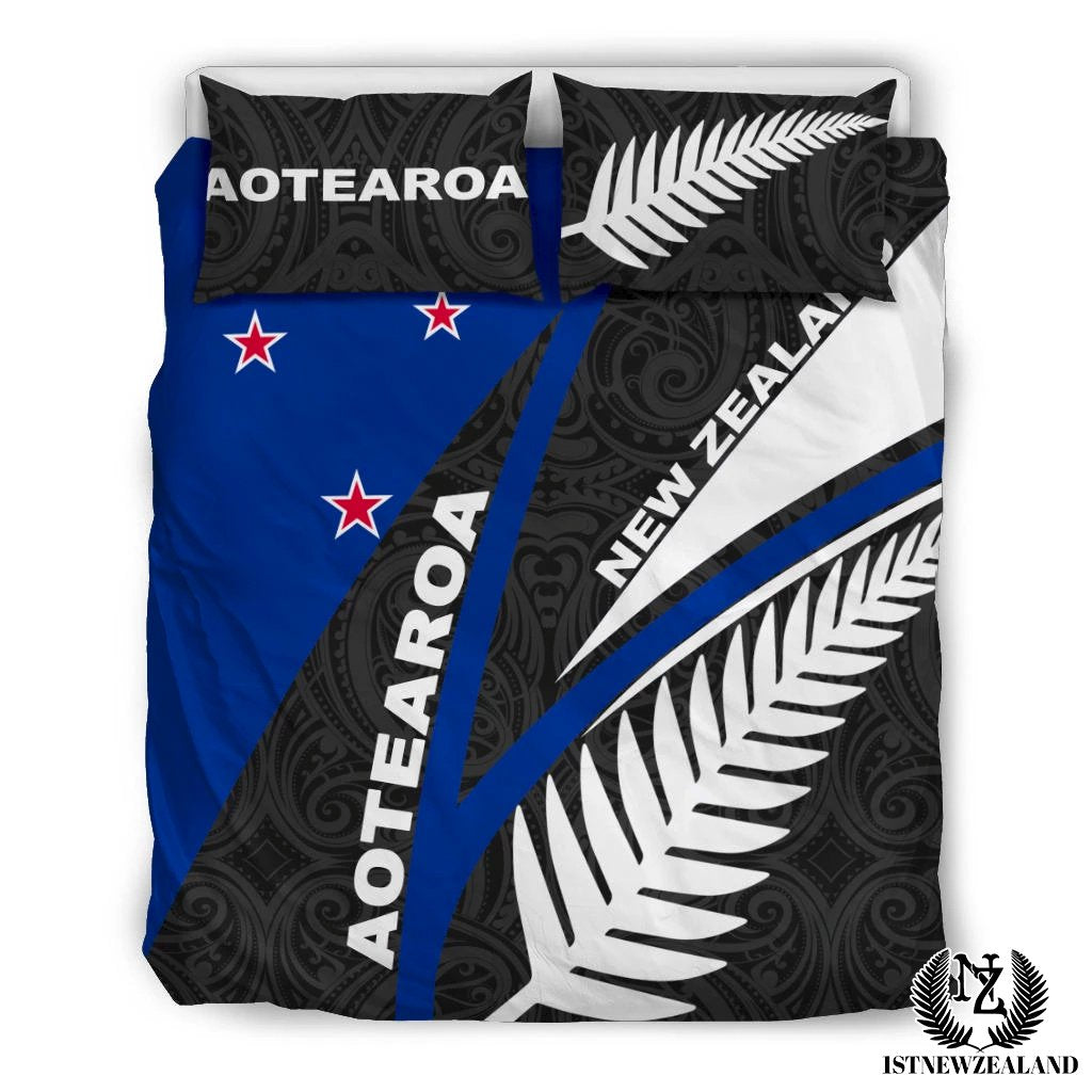 New Zealand Sky Bedding Set - Vibe Hoodie Shop