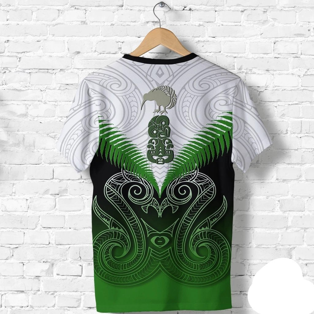 New Zealand Rugby Shirt, All Star Kiwi Rugby Maori Manaia T shirt - Vibe Hoodie Shop
