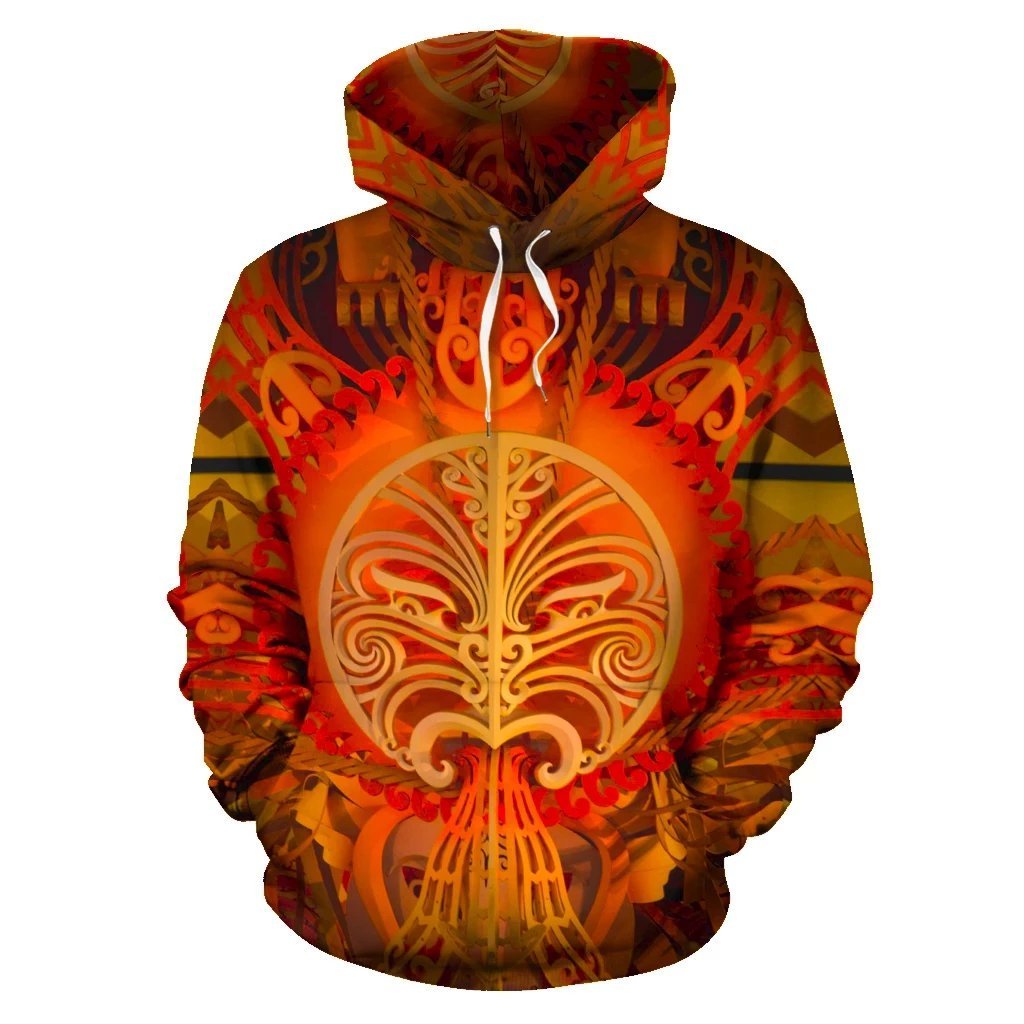 New Zealand Maori Sun God Hoodie - Vibe Hoodie Shop