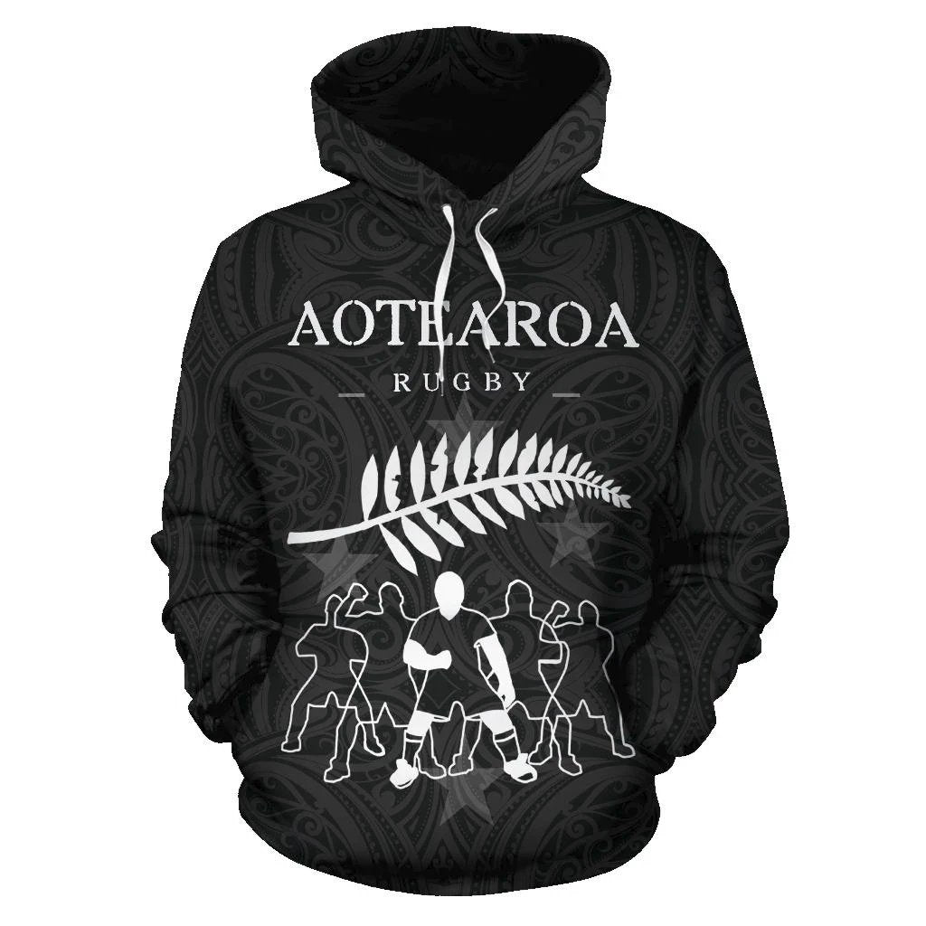 New Zealand Maori Haka Rugby Sayings Hoodie 02 - Vibe Hoodie Shop