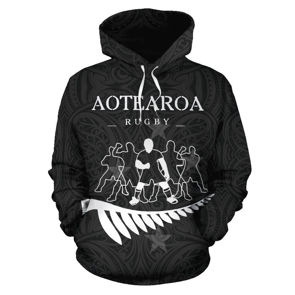 New Zealand Maori Haka Rugby Sayings Hoodie - Vibe Hoodie Shop