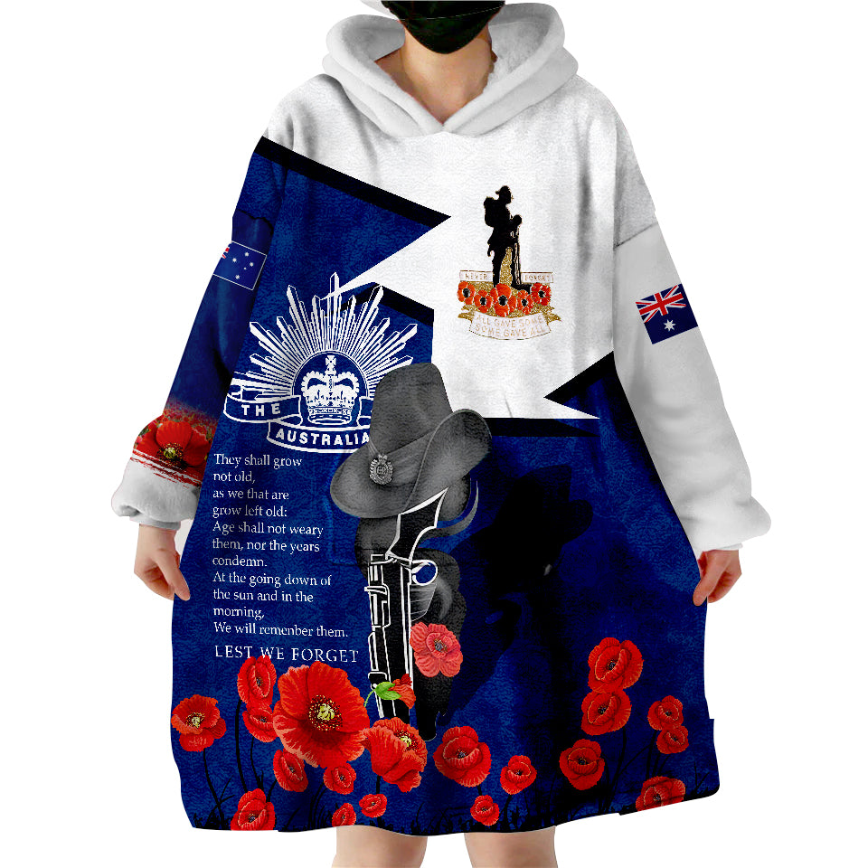 Australia - ANZAC Lest We Forget Wearable Blanket Hoodie - Vibe Hoodie Shop