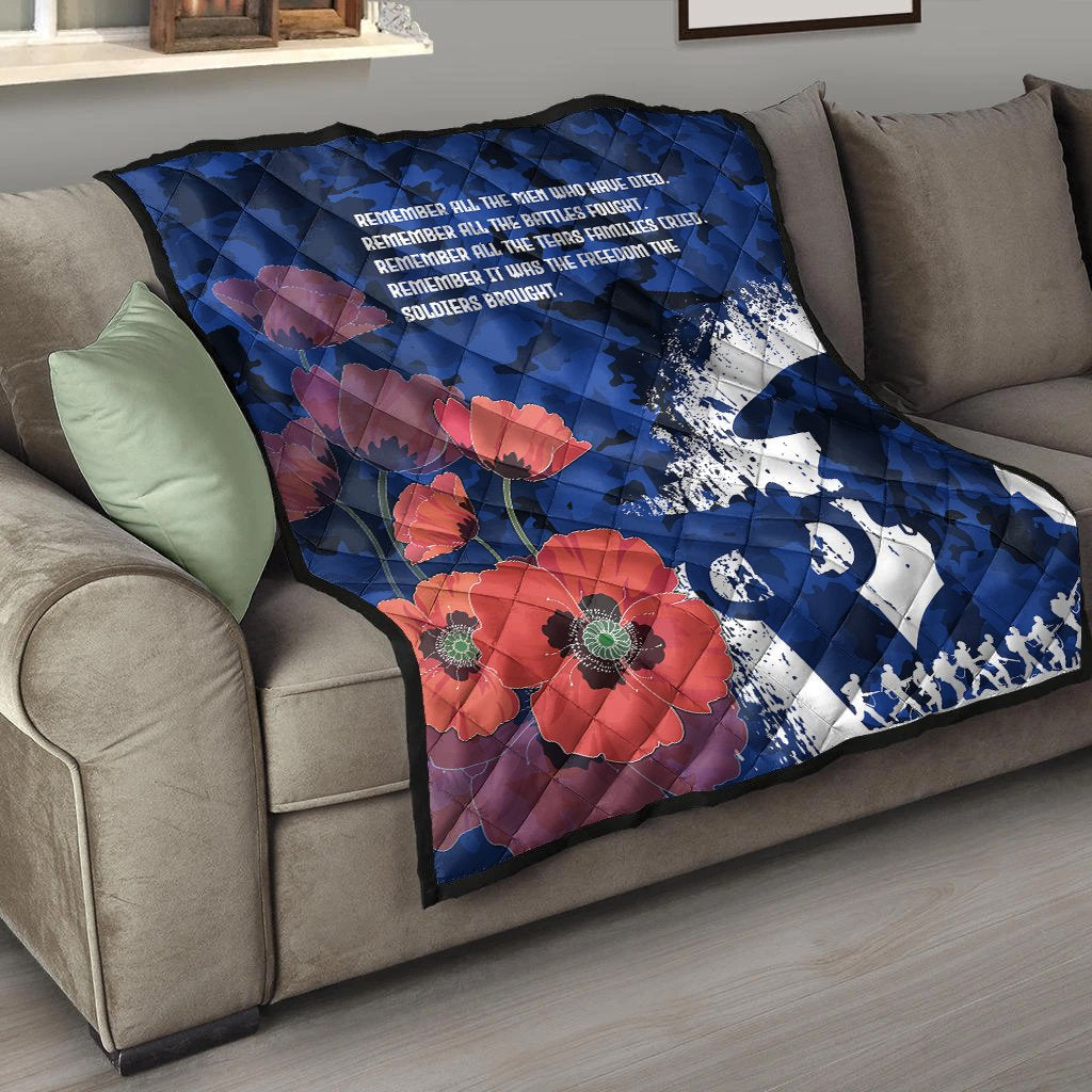 Custom ANZAC Premium Quilt - ANZAC Day 2021 - Vibe Hoodie Shop