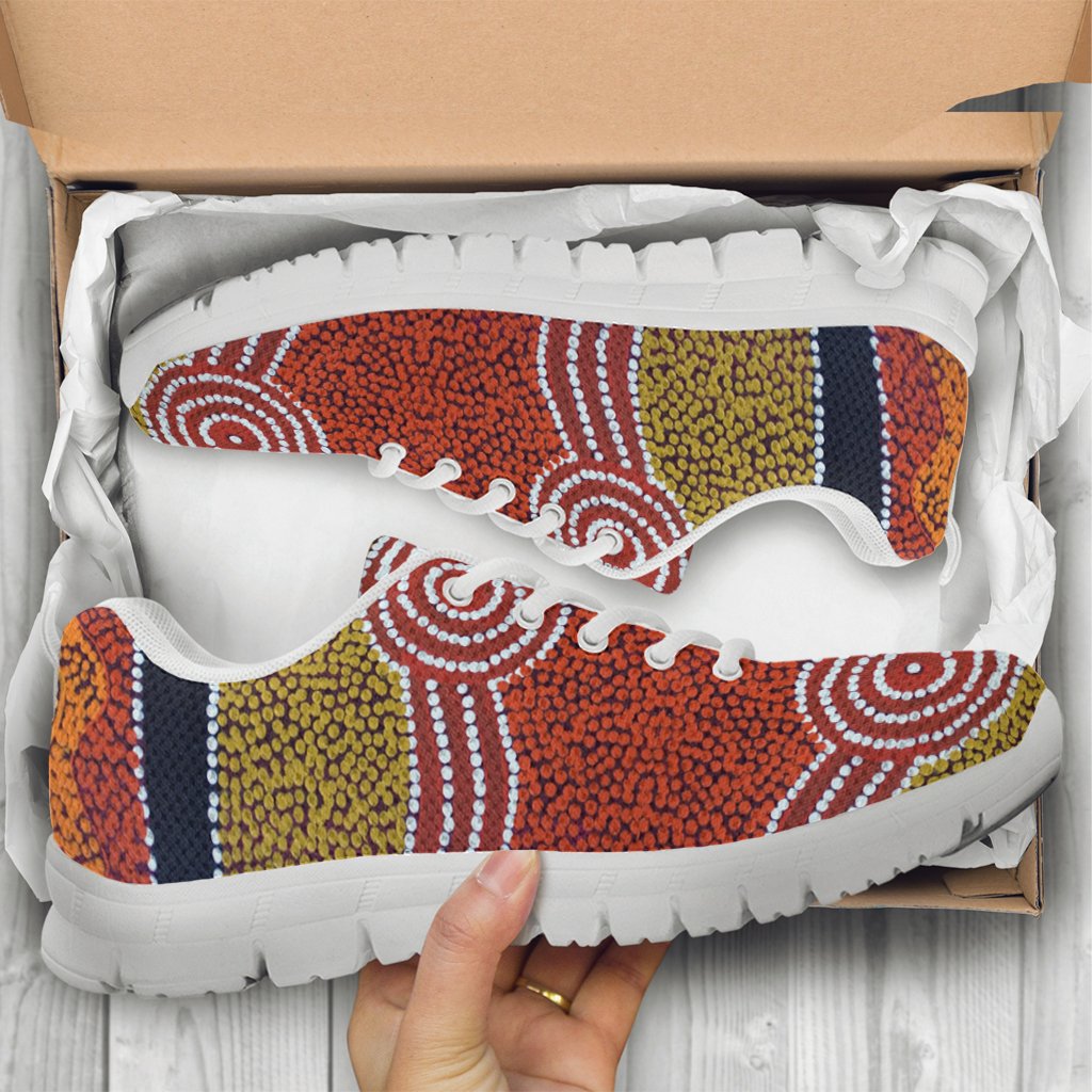 Sneakers - Aboriginal Dot Style - Vibe Hoodie Shop