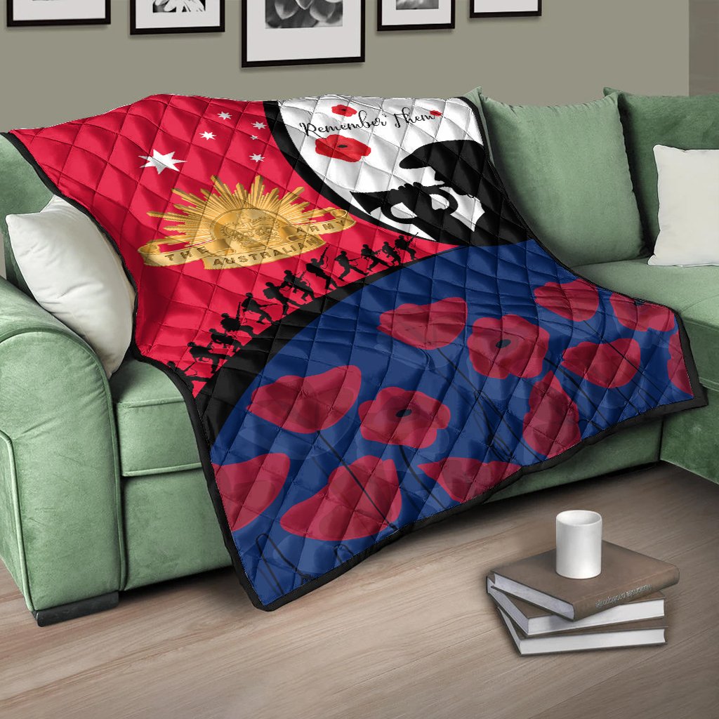 ANZAC Day Premium Quilt - We will remember Them - Vibe Hoodie Shop