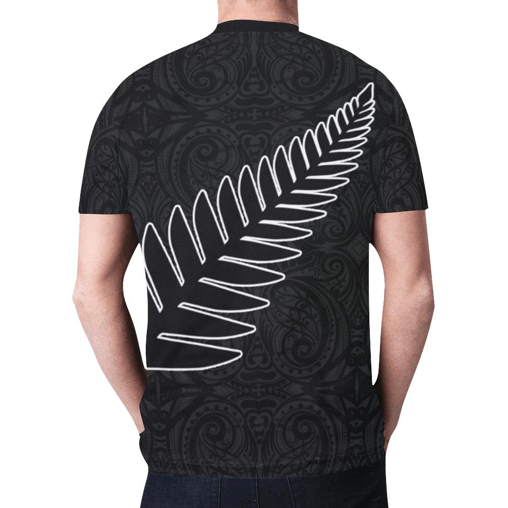 New Zealand Rugby Shirt, Silver Fern Rugby T shirt - Vibe Hoodie Shop