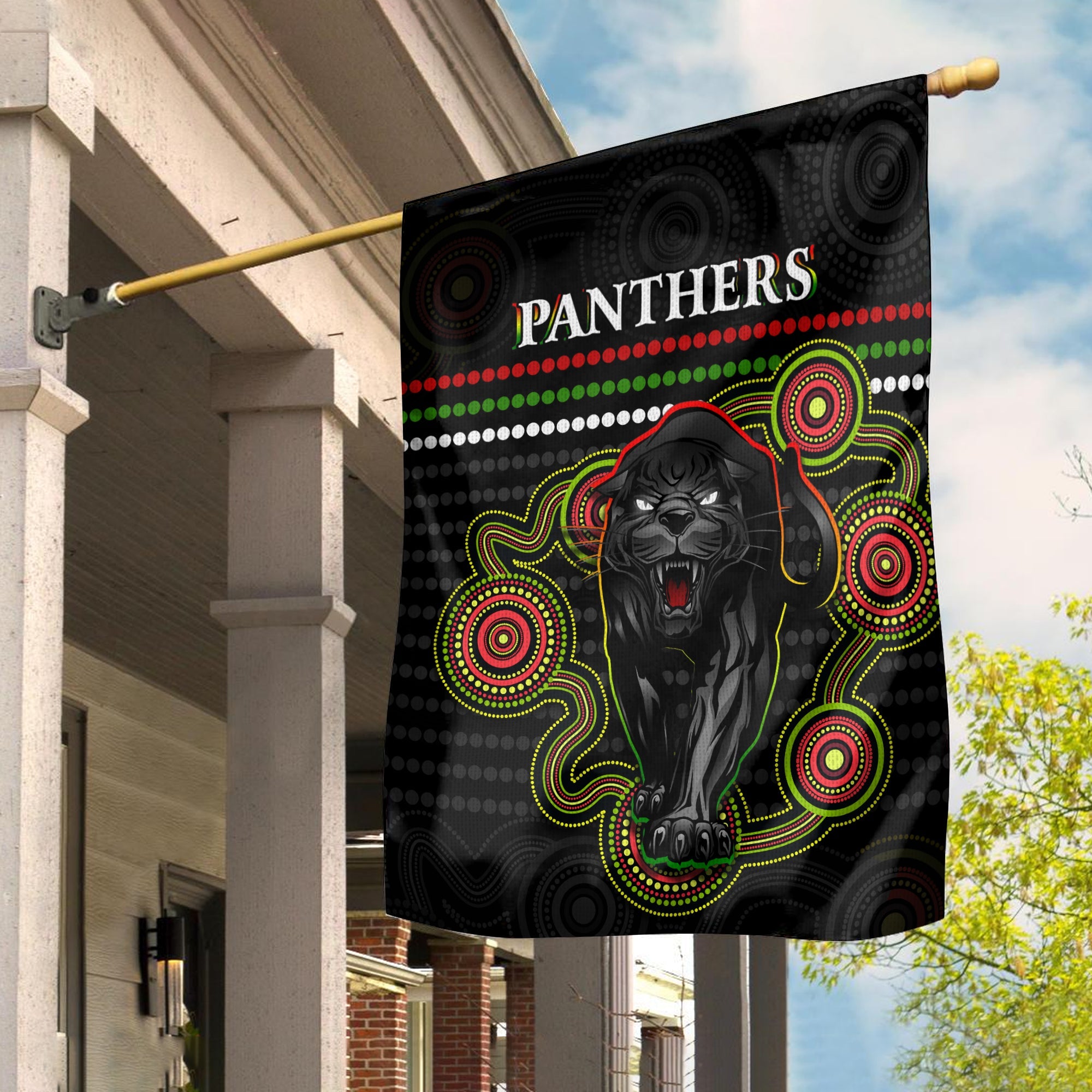 Panthers Indigenous Flag Version Black Alternate - Vibe Hoodie Shop