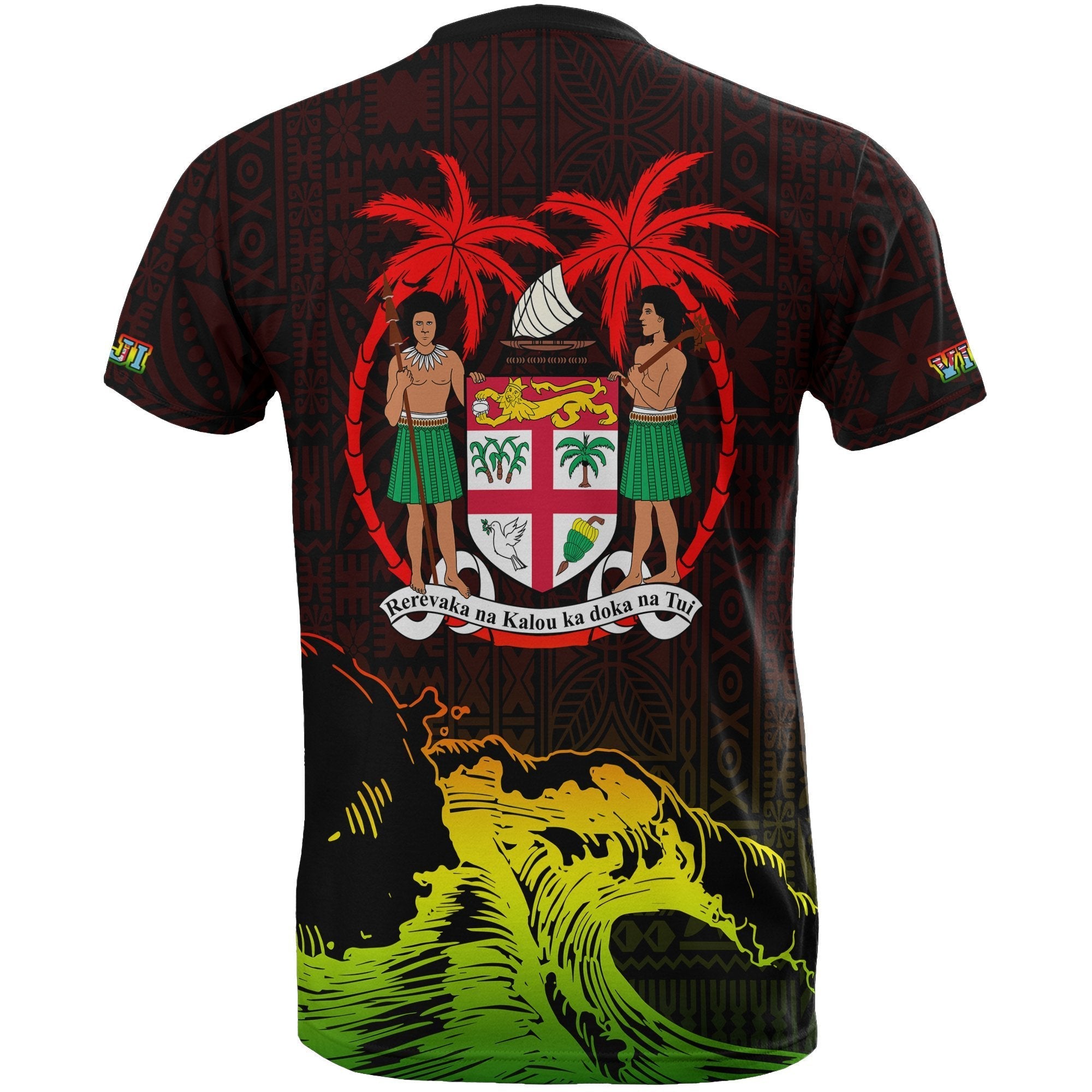 Fiji Islands Reggae T shirt - Vibe Hoodie Shop