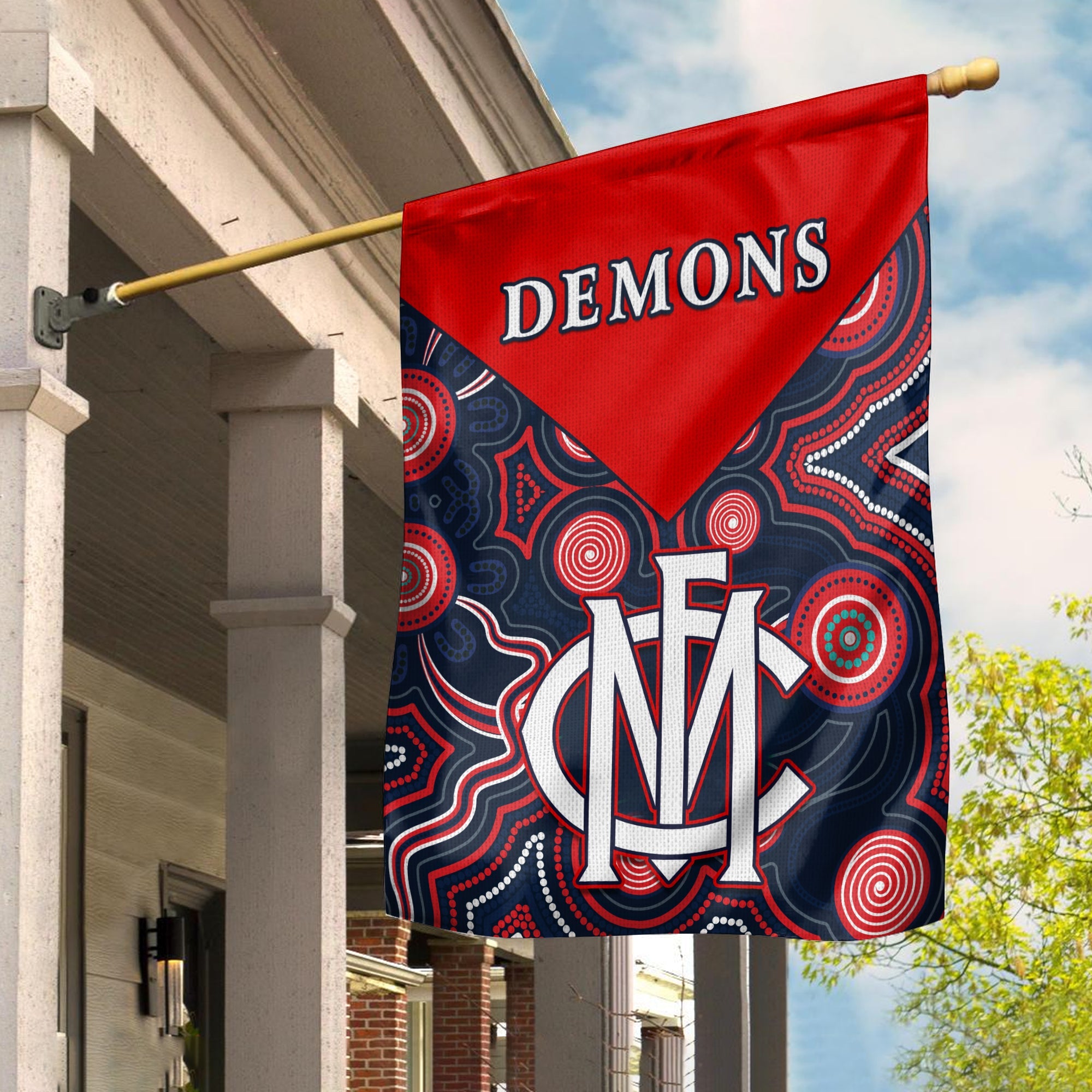 Melbourne Demons 2021 Flag - We are the Champions - Vibe Hoodie Shop