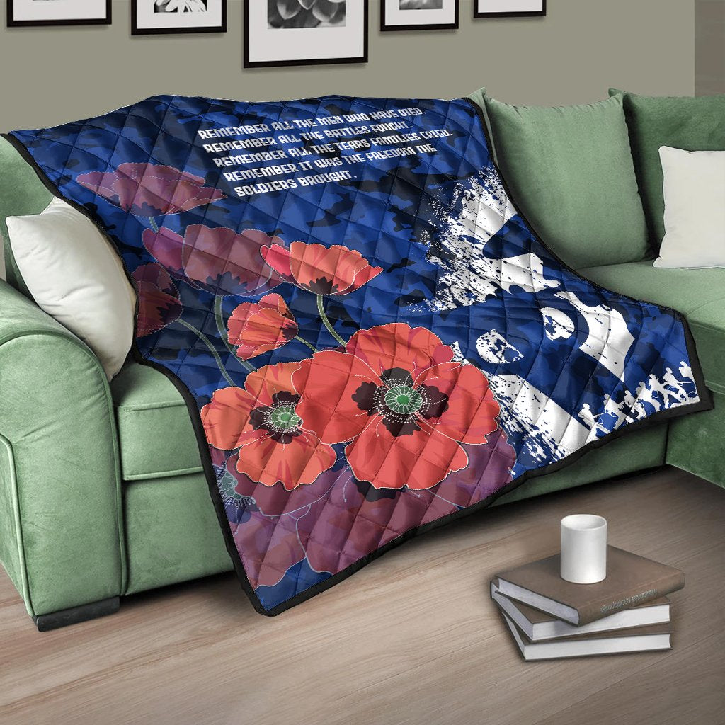 Custom ANZAC Premium Quilt - ANZAC Day 2021 - Vibe Hoodie Shop