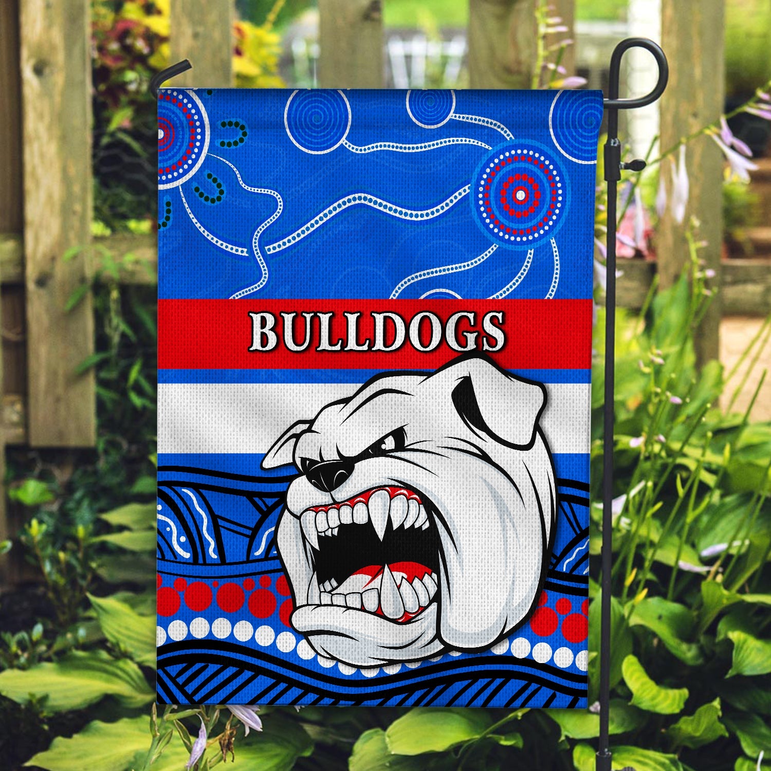 Bulldogs Indigenous Flag Western Football - Vibe Hoodie Shop