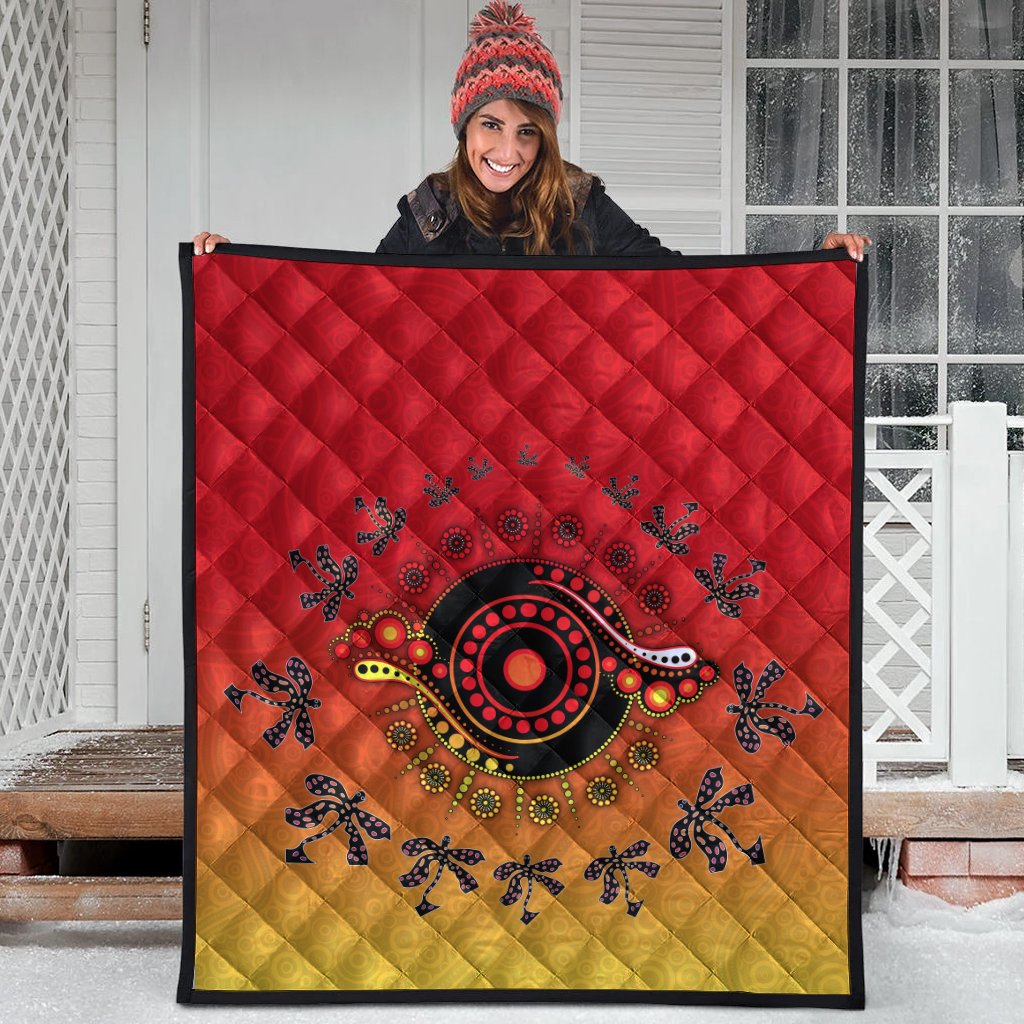 Aboriginal Premium Quilt - Circle Pattern - Vibe Hoodie Shop