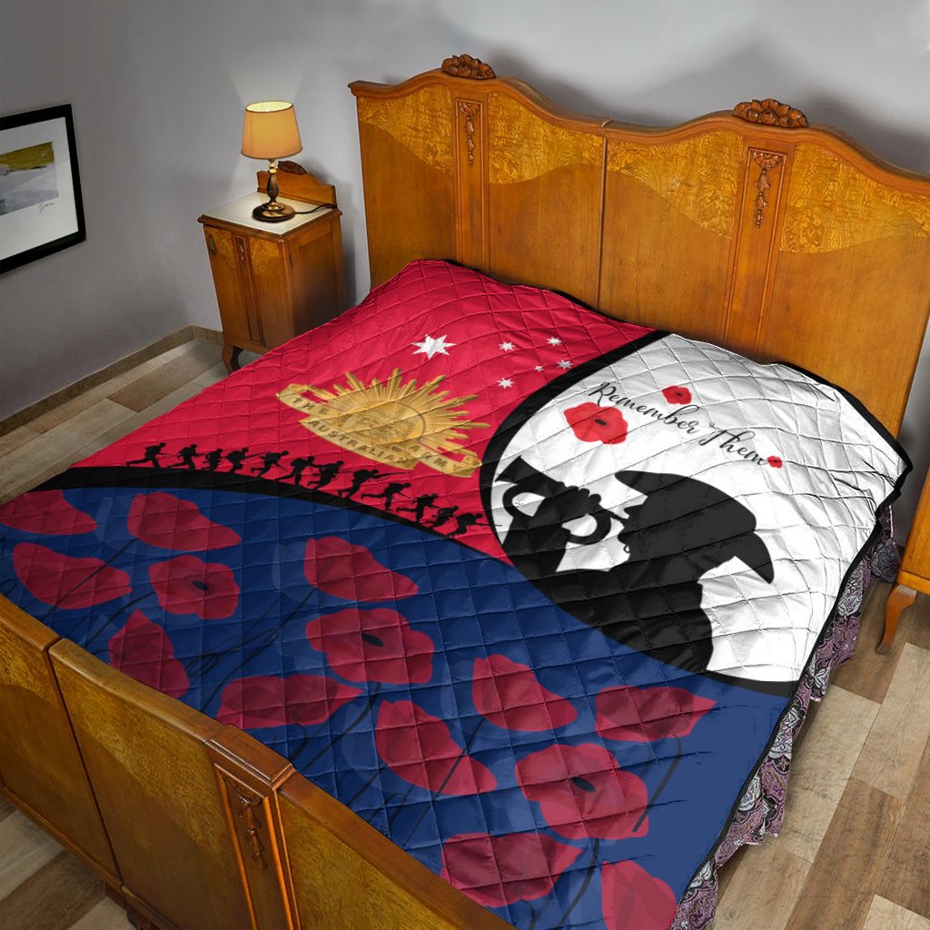 ANZAC Day Premium Quilt - We will remember Them - Vibe Hoodie Shop