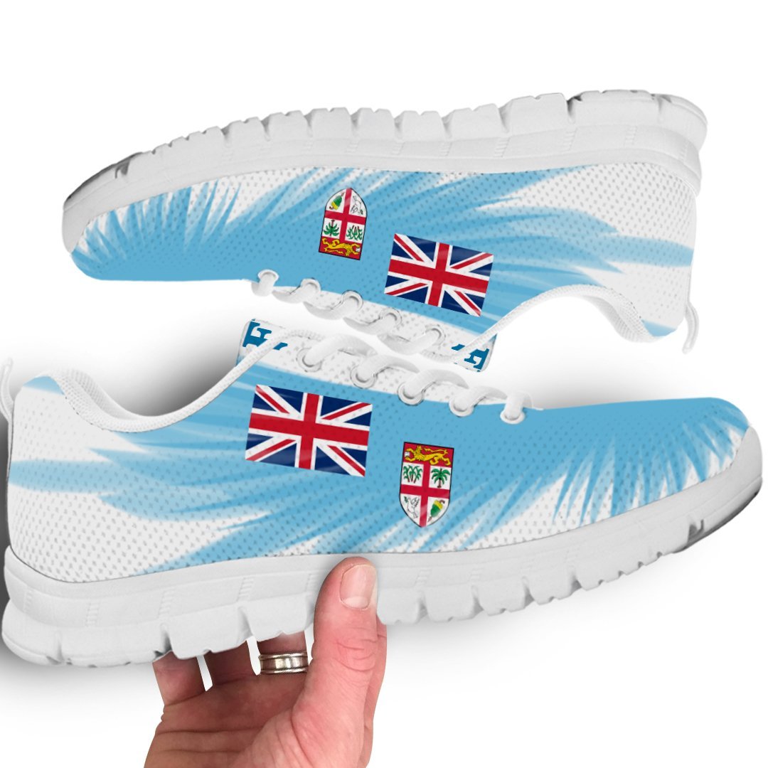 Fiji Flying Flag Wings Sneakers - Vibe Hoodie Shop